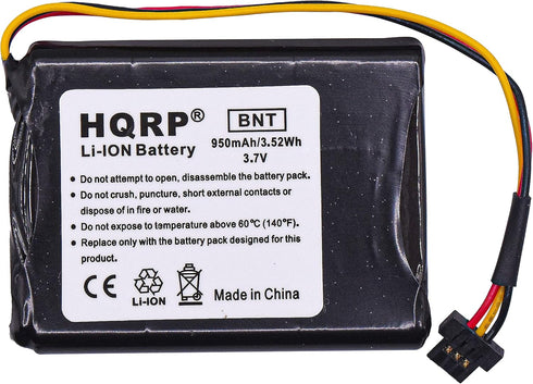HQRP Battery Compatible with Tomtom R2, FMB0829021142, 6027A0093901, FLB0920012619, ICP653443M, P11P20-01-S02 N14644, XL IQ, V3, 4EM0.001.01, Quan...