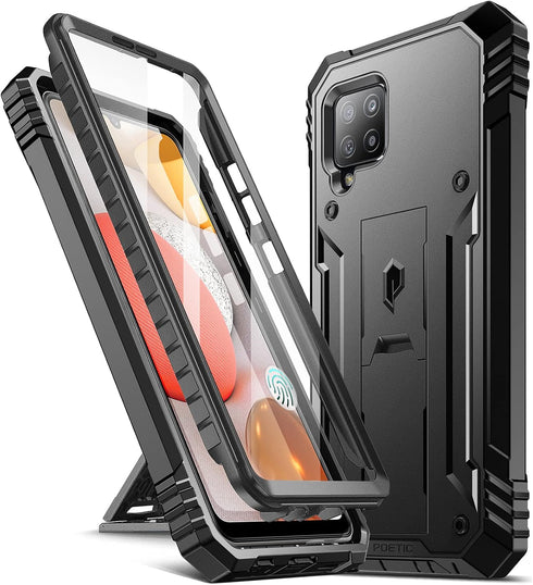 Poetic Revolution Case for Samsung Galaxy A42 5G, Built-in Screen Protector Work with Fingerprint ID, Full Body Rugged Shockproof Protective Cover...