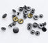 12 Set Leather Snap Fasteners Kit, 15mm Metal Button Snaps Press Studs with 5 Setter Tools for Clothes, Jackets, Jeans Wears, Bracelets, Bags (15m...