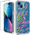 GiiKa for iPhone 13 Case with Screen Protector, Clear Full Body Protective Floral Girls Women Shockproof Hard Case with TPU Bumper Cover Phone Cas...