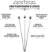 Cocktail Picks Stainless Steel Toothpicks - (24 Pack / 8 Inch) Martini Picks Reusable Fancy Metal Drink Skewers Garnish Sticks for Martini Olives ...
