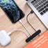 pzoz Cable Clips, 3 Pack Cord Organizer Charger Cable Management for Organizing Home Office Desk Phone Car Wire, Self Adhesive Cord Holders (Black...
