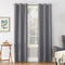 Sun Zero Cooper Thermal Insulated Energy Efficient Grommet Curtain Panel, 40" x 95", Gray...