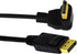 (30 CM/12inch) DP to DP Cable, CGTime Gold Plated 90 Degree Up Displayport Male to Displayport Male Audio and Video Extender Adapter Cable (Up M/M...