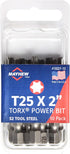 Mayhew Tools 19327-10 USA Torx Power Bit, T25 x 2", 10-Pack...