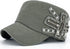 REDSHARKS Women Soft Washed Cotton Cadet Army Cap Adjustable Military Hat Flat Top Baseball Sun Cap...