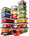 Chef's Path 32 Piece Airtight Food Storage Containers with Easy Snap Lids, 16 Containers and Lids, Stackable Kitchen and Pantry Canisters for Meal...