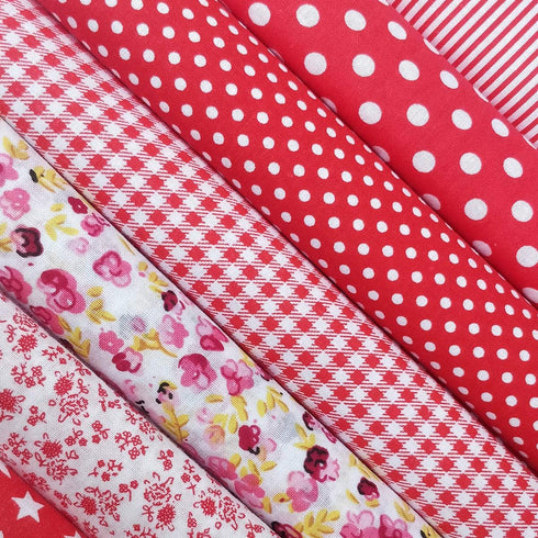 7 PC 19.7” x 19.7” Quarters Fabric Bundles Cotton Quilting Fabric Quilting Sewing Fabric Pre-Cut Quilting Cotton Crafts Textile Square Fabric Asso...