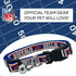NFL CAT Collar Buffalo Bills Satin Cat Collar Football Team Collar for Dogs & Cats. A Shiny & Colorful Cat Collar with Ringing Bell Pendant...