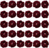 30pcs Rhinestone Chiffon Flower 2" Sewing Fabric Appliques for Clothing Craft Party Wedding Decor Tassel Topper Decoration Gift Wrapping Headbands...