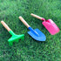 Kids Gardening Tools Set, 6PCS Gardening Tools for Kids Metal with Sturdy Wooden Handle Safe Gardening Tools 8" Children Beach Sandbox Toy...