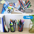 Pen Holder for Desk, Pencil Holder for Desk, 4 Pack Pencil Cup for Pen, Mesh Metal Pen Organizer for Desk Black, Desk Pen Holder...
