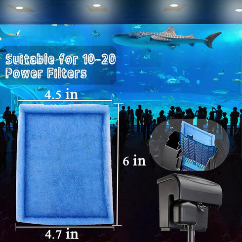 10-20 Gallon Aquarium Filters for Aqua-Tech 10-20 Gallon Power Filters for EZ-Change #2 Fish Tank Filters Replacement Aquarium Filter Cartridge (7...