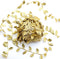 David accessories Gold Leaves Leaf Ribbon Trim Rope - 20 Yards - for DIY Craft Party Wedding Home Decoration(Gold)...