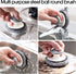 Stainless Steel Scrubber with Handle?Heavy Duty Cleaning Supplies for Pots, Pans, Grills, Ovens & Other Tough Jobs (1P)...