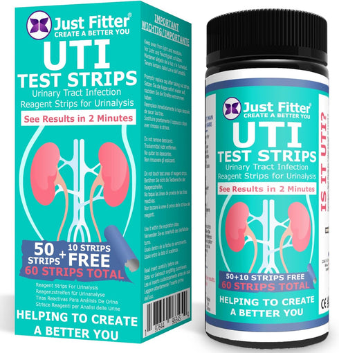 UTI Urine Test Strips. Urinary Tract Infection Strip. Simple, Fast and Accurate Results. Urinalysis Home Testing Stick Kit for Nitrite and Leukocy...