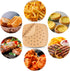 Air Fryer Liners, 200Pcs Square, 8.5 Inch Perforated Parchment Paper Sheets for Baking, HOFHTD Parchment Paper for Air Fryer and Bamboo Steaming B...