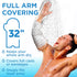100% Waterproof Cast Covers for Shower Arm Adult - Tight Seal - 2pk Reusable Cast Protectors - Full Arm Bag Sleeves - Strong and Durable...
