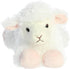 Aurora® Adorable Mini Flopsie™ Lana™ Stuffed Animal - Playful Ease - Timeless Companions - White 8 Inches...