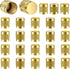 25 Pcs 1/4" Flare Cap, Round Brass W/Neoprene O Ring Seal, Plumbing, HVAC, Fittings & Valves Flare Tube Fittings Caps...