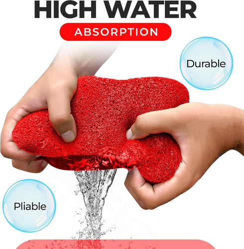 Sponges for Cleaning - 2 Pack - Multi-Purpose Cleaning Sponge, Perfect as Car Wash Sponge, Household Cleaning Sponges, Tile Grout Sponge, Sponges ...