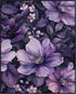 Posterizer 1 pcs-bright purple flowers-pretty soft aethetic-Floral & Botanical Art-Abstract & Modern Art-Decor for Home & Office- UNFRAMED Wall Ar...