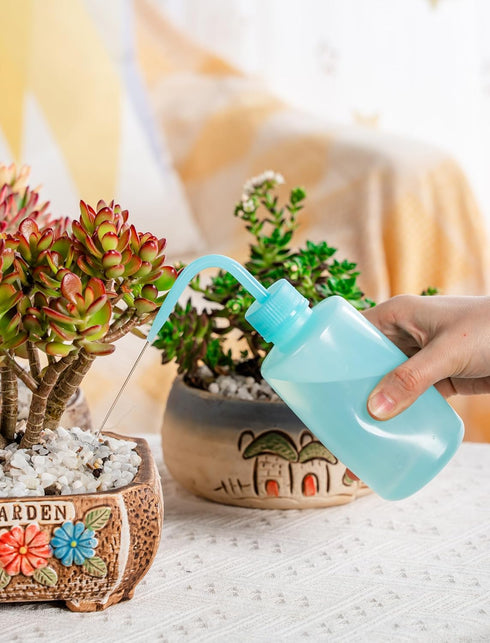 Melphoe Tattoo Wash Bottle Squeeze 3Pcs 250ml Squirt Bottle Succulent Watering Can, Safety Rinse Bottle, Plastic Squeeze Medical Lab Washing Bottl...