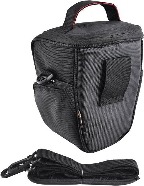 FOSOTO DSLR Camera Case Nylon Holster Bag Compatible for Nikon D3300 D3400 D3500 D5300 D5600 B700,Canon EOS Rebel XT XTi T6 T5i T3i SL2 1300D,Pent...