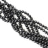 45PCS 8mm Black Smooth Polish Onyx Agate Gemstone Round Loose Beads for Jewelry Making 1 Strand 15"...