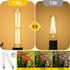Tubular Light Bulb 7.3 Inch Dimmable T10 LED Bulb E26 6W 60 Watts Edison Bulbs 2700K Solf White,185mm Long for Wall Sconces, Pendant, Livingroom, ...