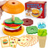 Bravmate Wooden Montessori Toys for 1 2 3 Years Old Kids, Realistic Burger & Ice Cream Toy, Stacking & Pretend Play for Little Chef, Preschool Pla...