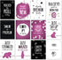 JumpOff Jo - Baby Bundle: Baby Swaddle Blanket & 24 Milestone Cards - Photoshoot Props, Soft Breathable Baby Blanket, 47" x 47" (Mama Bear Pink)...