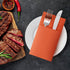 Dark Orange Napkins Hand Towels Disposable, Linen-Feel Dinner Napkins with Prefolded Built-in Flatware Pocket, Guest Paper Hand Towels For Wedding...