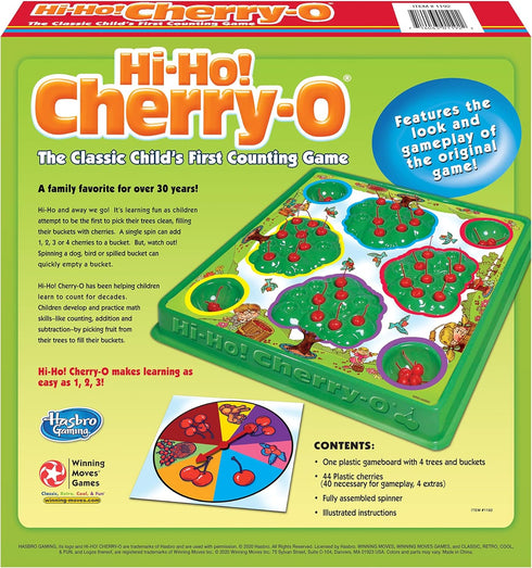 Winning Moves HI-Ho Cherry-O Games USA, The Classic Child's First Counting Game, for 2 to 4 Players, Ages 3+...