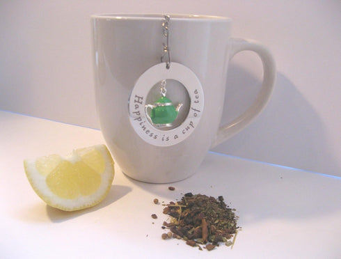 Stainless Steel Tea Infuser Tea Strainer Tea Ball with Teapot Charm for Loose Leaf Tea...