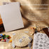 Patemby 50Pcs Water Soluble Embroidery Stabilizers, Stick and Stitch Embroidery Paper with Pre-Printed Flowers and Leaves Pattern Transfers for Ha...