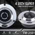 4'' Tweeters, 300watts,4 Ohm Ferrite tweeters for car audio,Titanium Film Aluminium Panel Bullet tweeters speakers,Pair...