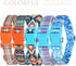 Dog Collar for Small Dogs with Blue African Tribal Mexican Native Boho Pattern, Adjustable Pet Collars for Girl Boy Puppy Dogs XS Small Medium Lar...