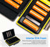 Detachable Battery Tester for AA and AAA Batteries,10 Slots Battery Case for 8 AA and 2 AAA Battery, Water-Resistant and Shockproof, PC Shell Easy...