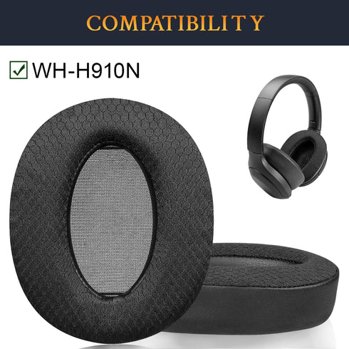 SOULWIT Cooling Gel Replacement Earpads for Sony WH-H910N H910 h.Ear on 3 Wireless Noise-Canceling Headphones, Ear Pads Cushions with Noise Isolat...
