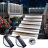 SOLPEX Solar Step Lights for Outside,Solar Lights Outdoor Waterproof Decor for Stair, Step, Deck, Fence, Front Porch, Balcony, Patio, Wall, Yard, ...