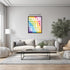 Posterizer 1 pcs-straight outa closet-fun rainbow colorful poster-Gay & LGBTQ Art-Typography Art-Gift for LGBTQ, Queer, Gay, Bi, Lesbian- UNFRAMED...