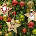 obmwang 50 Pieces Natural Wooden Star Cutouts Unfinished Predrilled Wooden Star Embellishments with Natural Twine for Christmas, DIY Craft, Party ...
