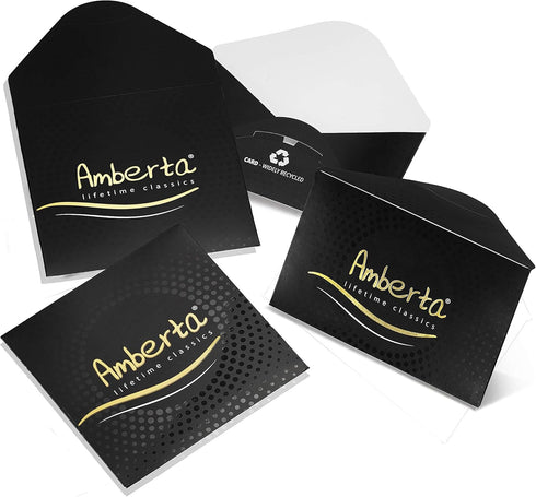 Amberta Women's 925 Sterling Silver Rolo Blecher Chain Bracelet with Charms (Adjustable Length 7 to 8 in)...