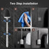 Sellemer Toilet Brush and Holder Set - Flexible Toilet Bowl Brush Head with Silicone Bristles, Compact Size for Storage and Organization, Ventilat...