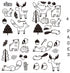 Forest Animal Wall Decals Peel and Stick for Kids, Baby Bedroom Nursery and Living Room. 36 pcs Adhesive Vinyl Wall Stickers Decor (White)...
