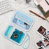Canboc Carrying Case Compatible with KODAK Smile+ Wireless Digital Instant Print Camera, Mesh Pocket fit Photo Paper, USB Cable, Blue (Case Only)...