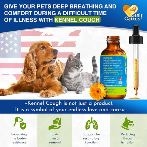 Dog Cough Treatment | Kennel Cough | Cat Cough Medicine | Dog Allergy | Kennel Cough Treatment | Dog Medicine | Cat Cough | 2 Oz...