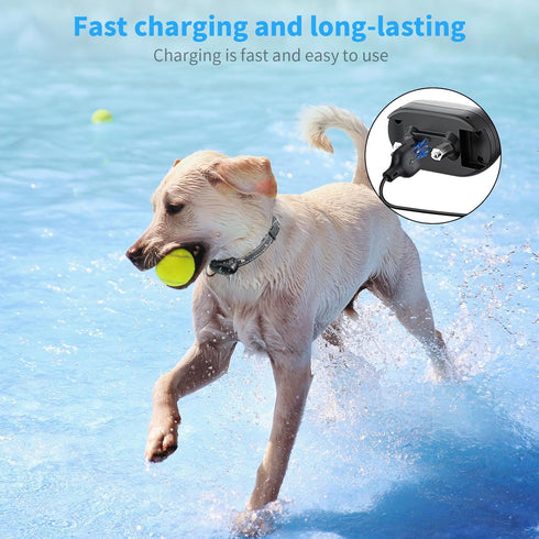 for Delupet Dog Training Collar Charger Replacement, MEROM Power Cable Compatible with Yawpet Dog Shock Collar, 2-in-1 Magnetic Charging and Micro...