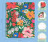 ban.do Green Floral Rough Draft Mini Spiral Notebook, 9" x 7" with Pockets and 160 Lined Pages, Superbloom...